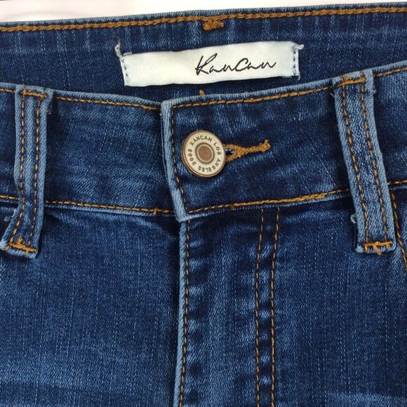 KanCan Mid Rise Skinny Jeans Womens Size 5 / 26 Medium Wash Denim Stretch - Picture 9 of 10
